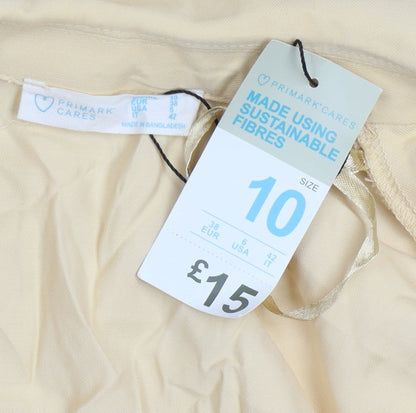 Womens UK Size 10 Primark Beige Basic Jacket