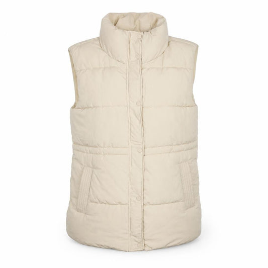 Womens UK Size 8 Stradivarius Beige Puffer Jacket