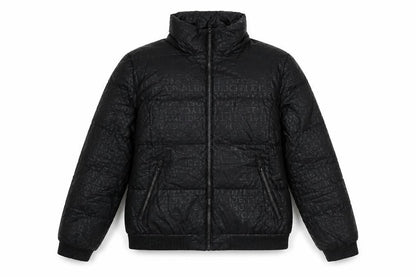 Womens UK Size 14 Casual Identity Black Puffer Jacket