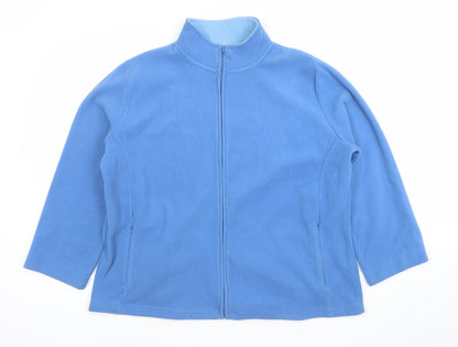 Womens UK Size 22 ISLE ESSENTIALS Blue Basic Jacket