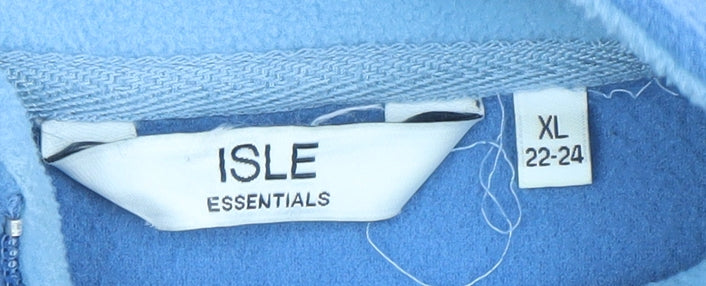 Womens UK Size 22 ISLE ESSENTIALS Blue Basic Jacket