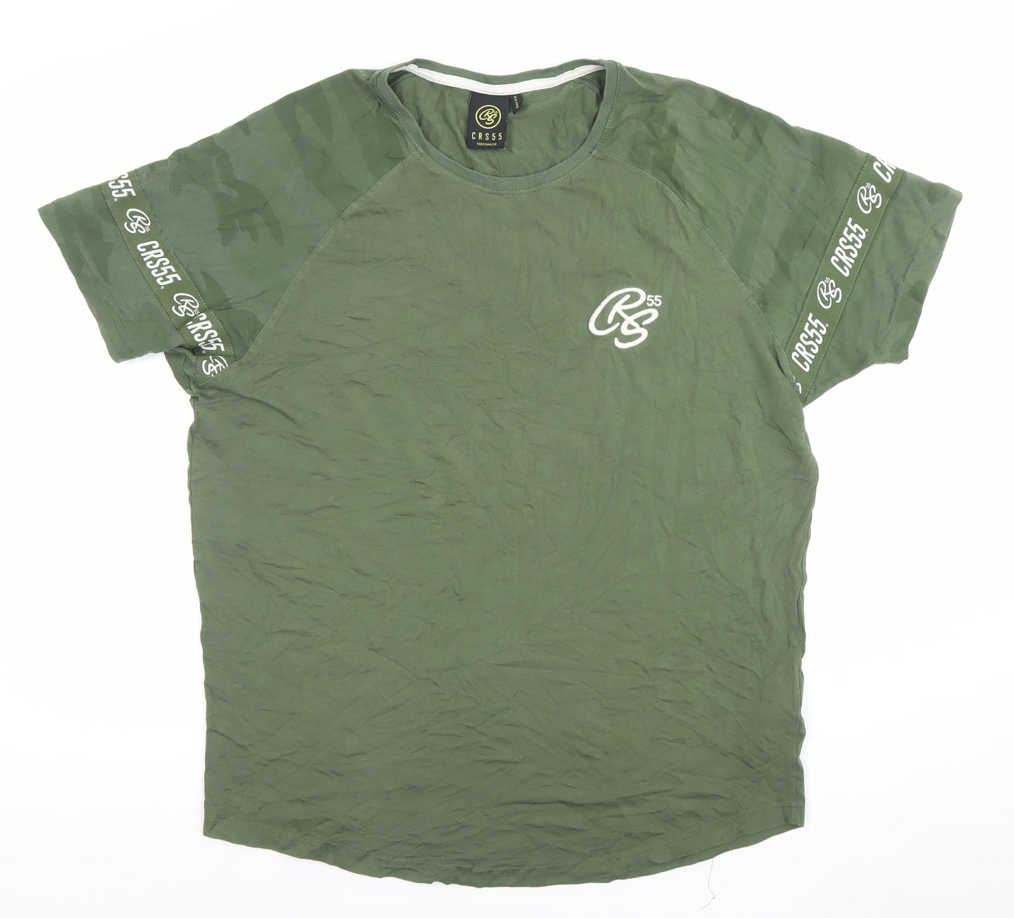 Mens UK Size 2XL Crosshatch Green  T-Shirt