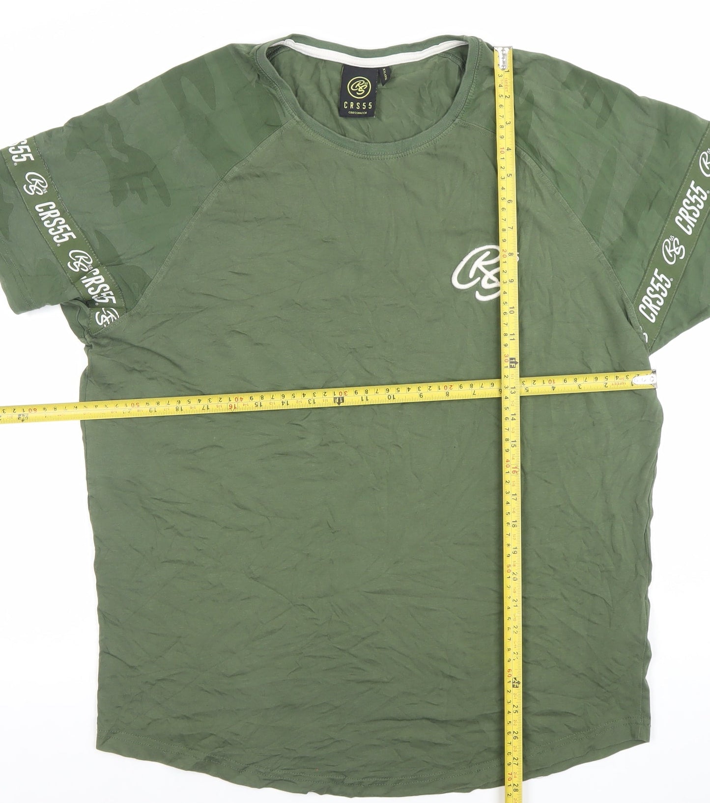 Mens UK Size 2XL Crosshatch Green  T-Shirt