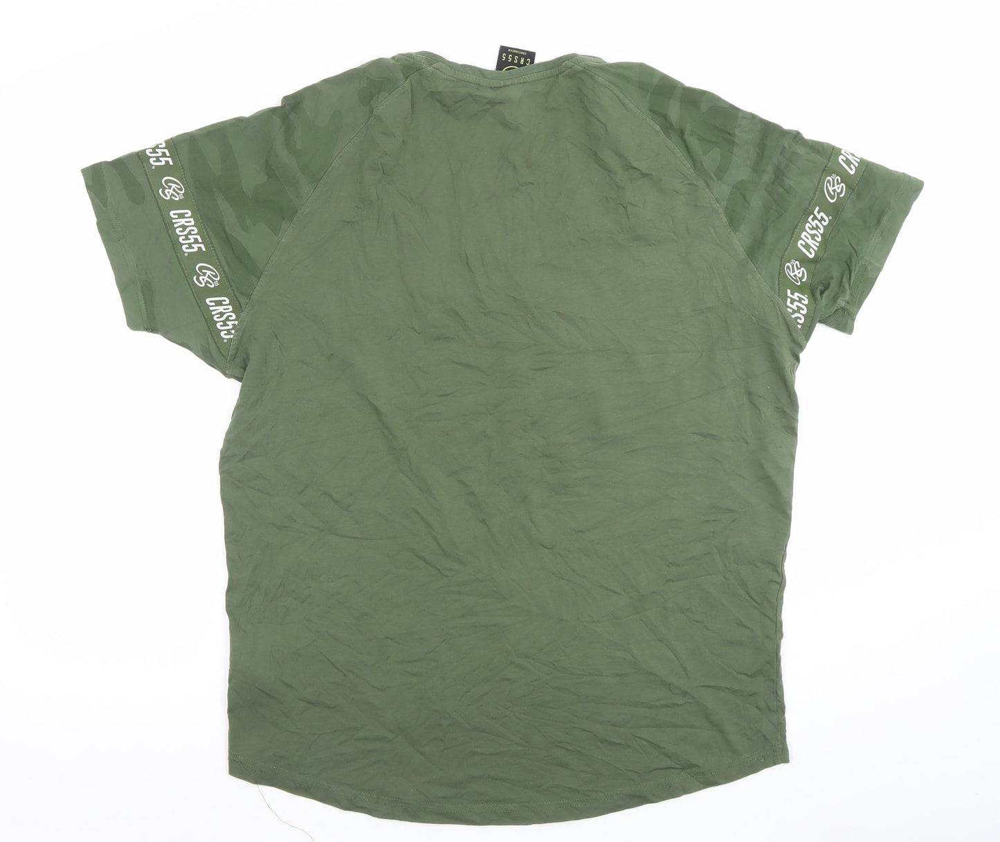 Mens UK Size 2XL Crosshatch Green  T-Shirt