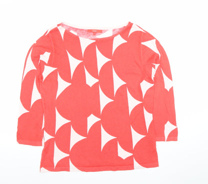 Womens UK Size 14 NEXT Red Basic T-Shirt