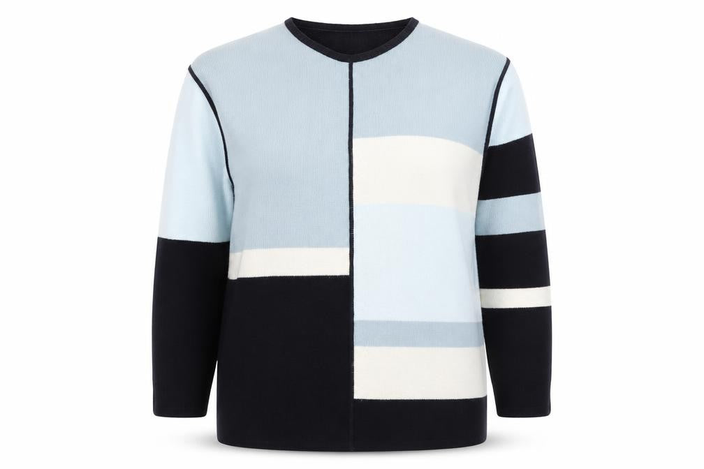 Womens UK Size 10 Marks and Spencer Blue Pullover Jumper