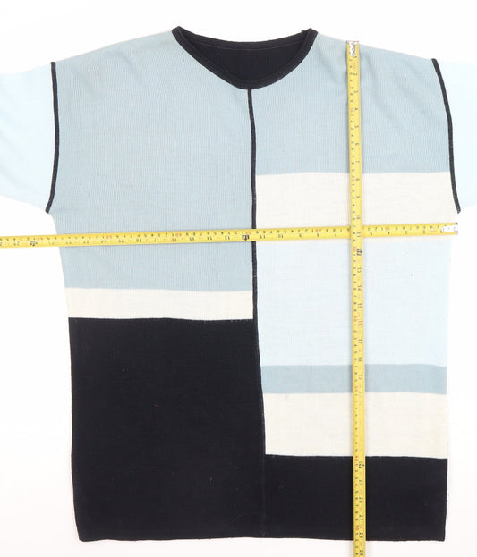 Womens UK Size 10 Marks and Spencer Blue Pullover Jumper