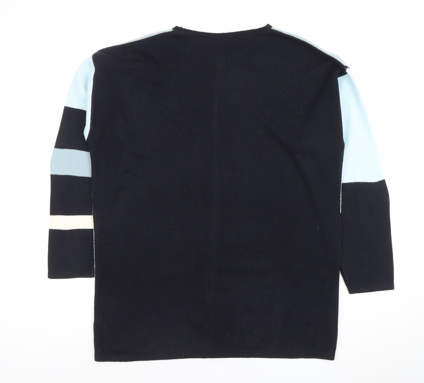 Womens UK Size 10 Marks and Spencer Blue Pullover Jumper