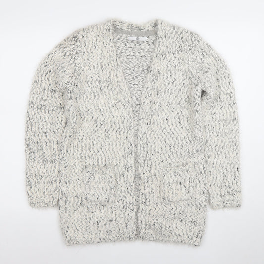 Girls UK Size 13-14 Years Marks and Spencer Grey Cardigan Jumper