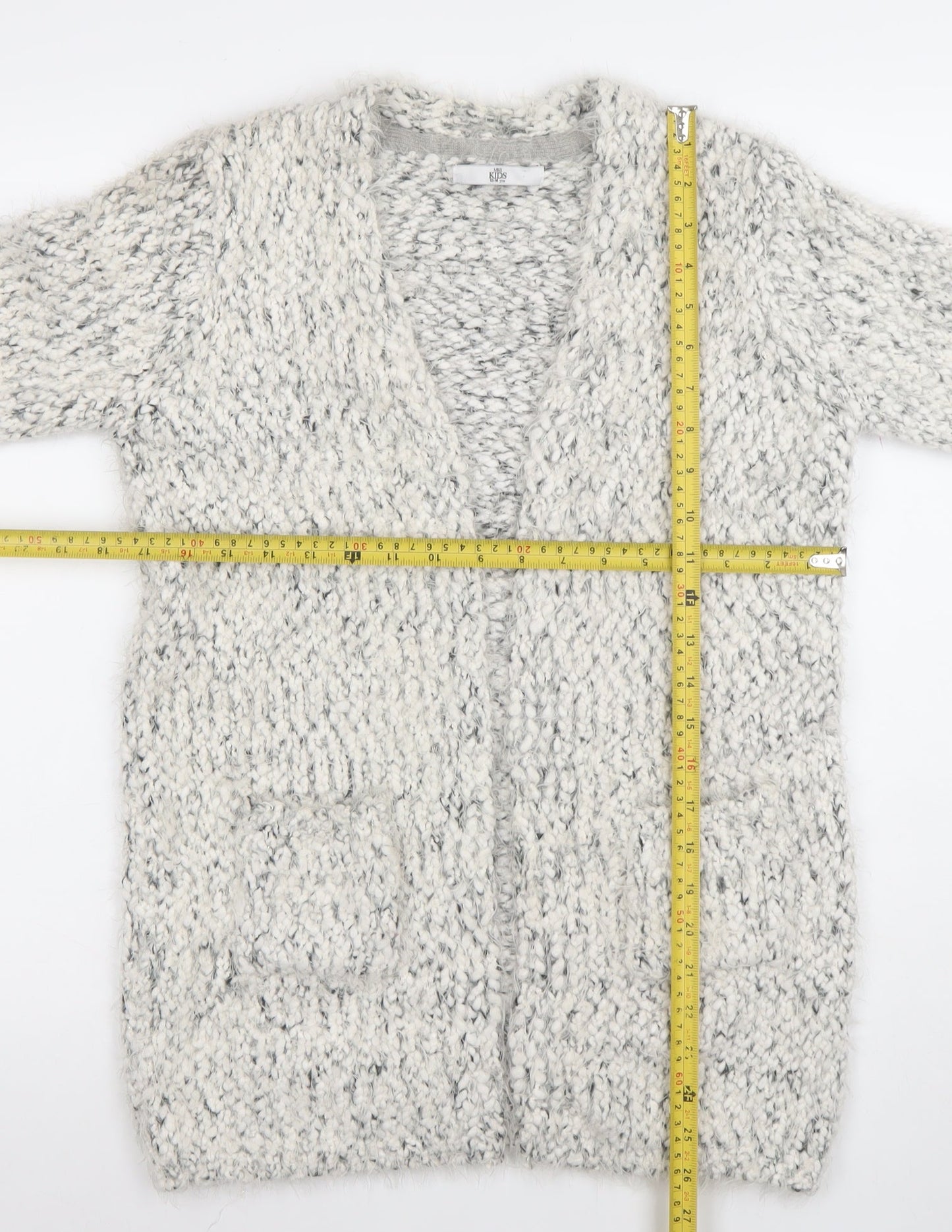 Girls UK Size 13-14 Years Marks and Spencer Grey Cardigan Jumper