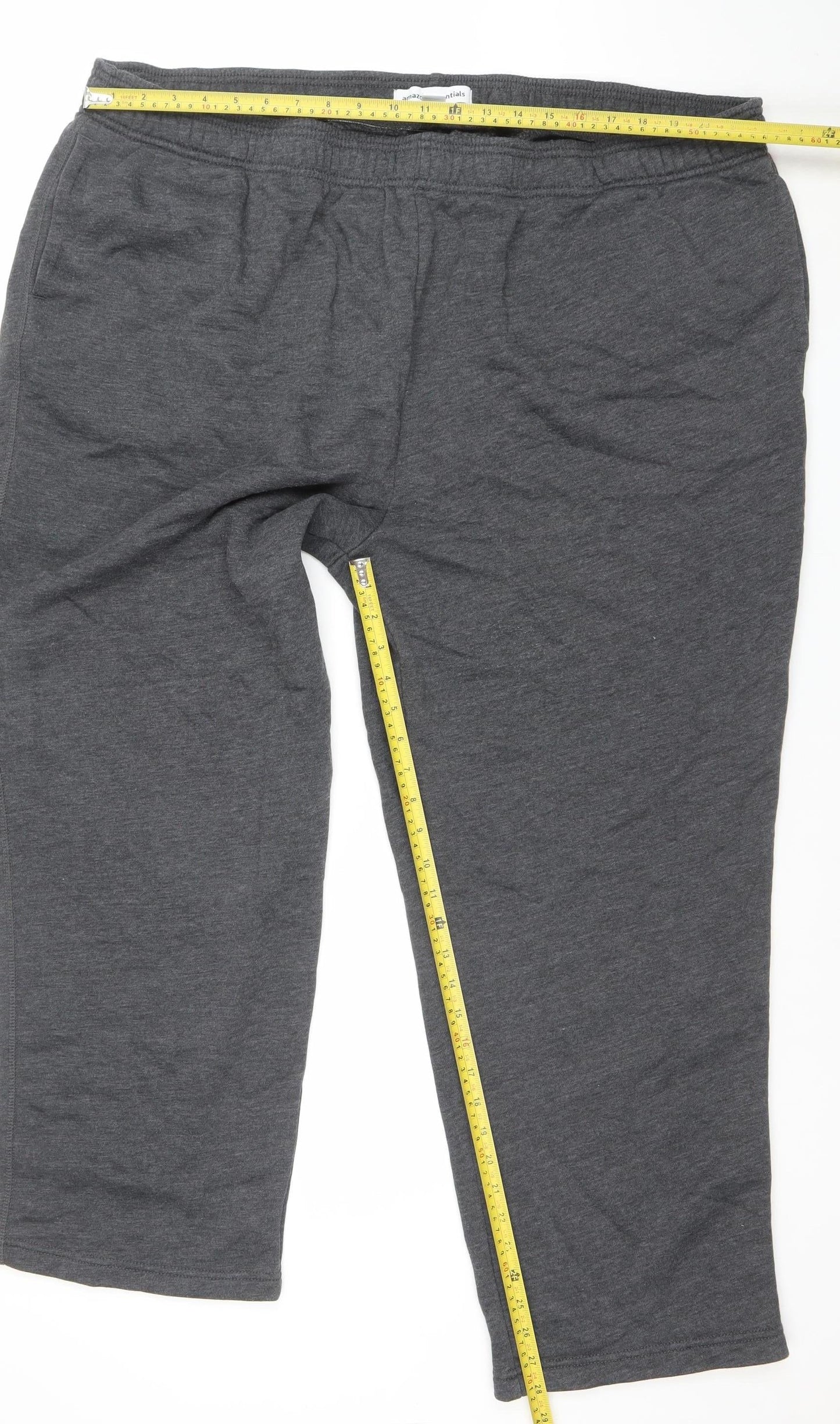 Amazon Essentials Men's Grey 3XL Plus Sweatpants Straight Leg Joggers