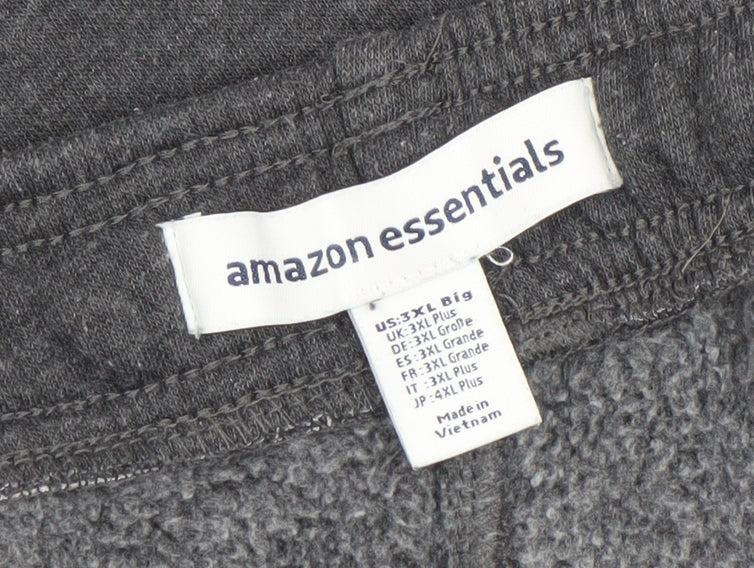 Amazon Essentials Men's Grey 3XL Plus Sweatpants Straight Leg Joggers