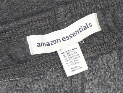 Amazon Essentials Men's Grey 3XL Plus Sweatpants Straight Leg Joggers