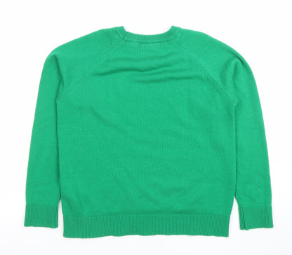 Boys UK Size 5-6 Years Disney Green Pullover Jumper