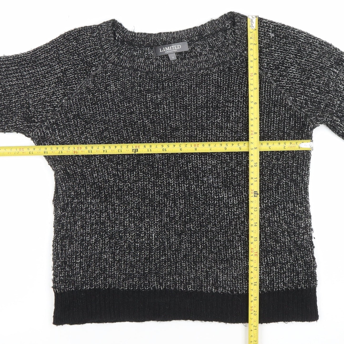 Womens UK Size 12 Marks and Spencer Grey Pullover Jumper