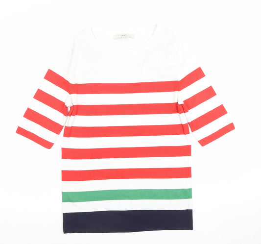 Womens UK Size 10 NEXT Multicoloured Basic T-Shirt