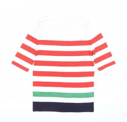 Womens UK Size 10 NEXT Multicoloured Basic T-Shirt