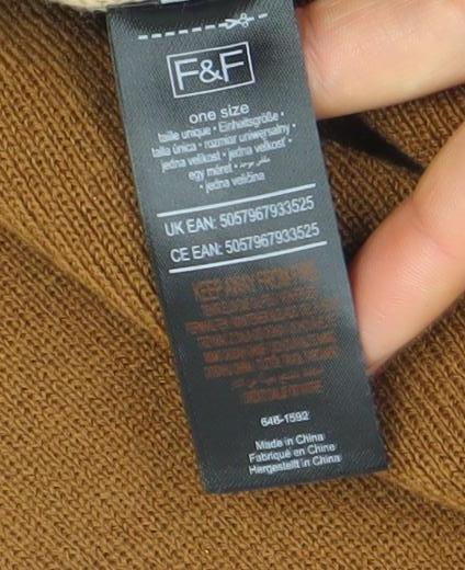 Womens UK Size One Size F&F Multicoloured Cape Jumper