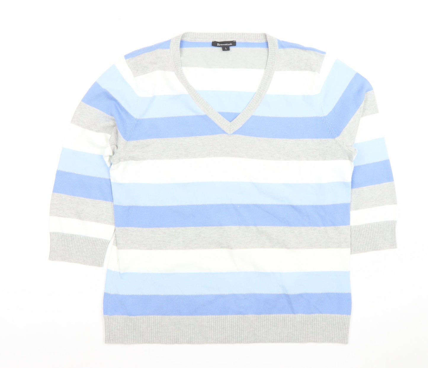 Womens UK Size L Brunella Blue Basic T-Shirt