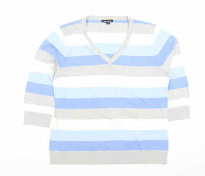 Womens UK Size L Brunella Blue Basic T-Shirt