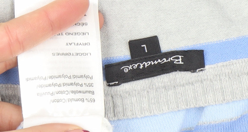 Womens UK Size L Brunella Blue Basic T-Shirt