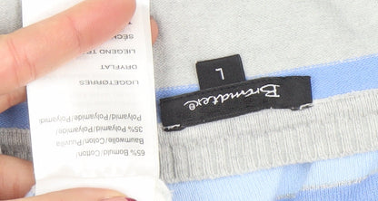 Womens UK Size L Brunella Blue Basic T-Shirt