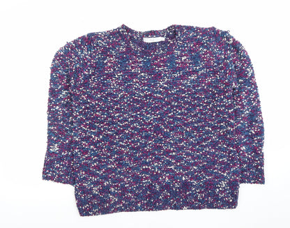 Womens UK Size M Isle Multicoloured Pullover Jumper
