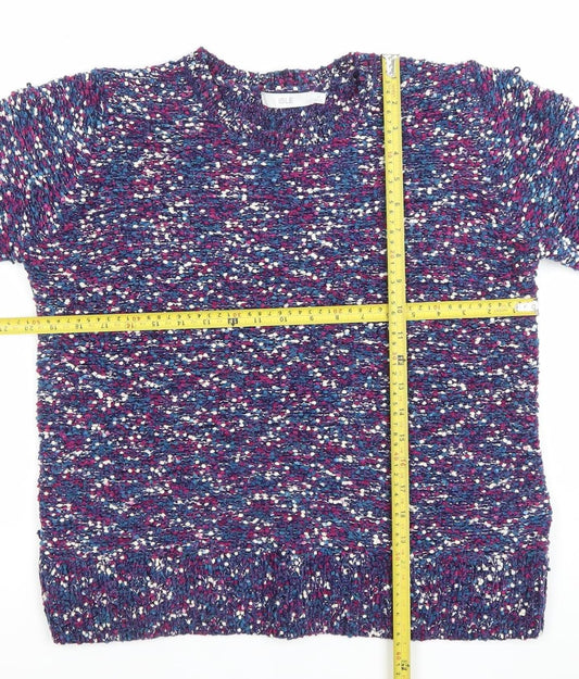 Womens UK Size M Isle Multicoloured Pullover Jumper