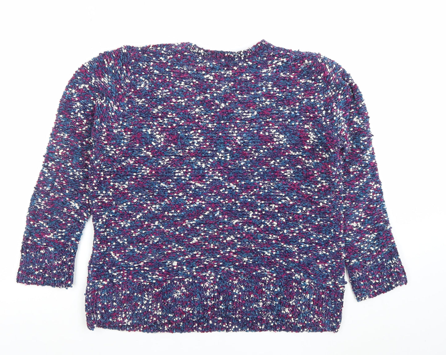 Womens UK Size M Isle Multicoloured Pullover Jumper