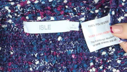 Womens UK Size M Isle Multicoloured Pullover Jumper