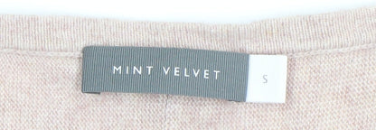 Womens UK Size S Mint Velvet Beige Pullover Jumper