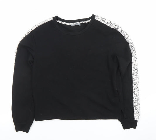 Womens UK Size 8 New Look Black Pullover Sweatshirt