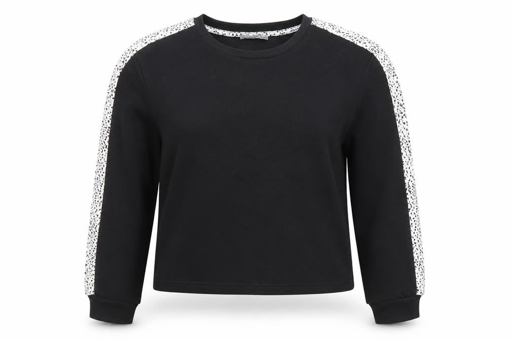 Womens UK Size 8 New Look Black Pullover Sweatshirt