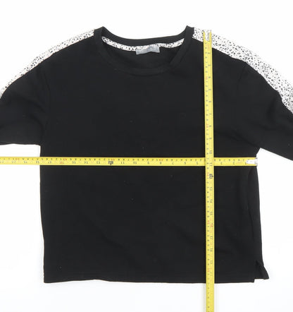 Womens UK Size 8 New Look Black Pullover Sweatshirt