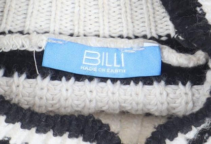 Womens UK Size One Size Bili Multicoloured Pullover Jumper