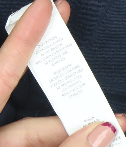 Cedar Wood State Men Blue Chino Shorts W34 Regular Cotton Casual