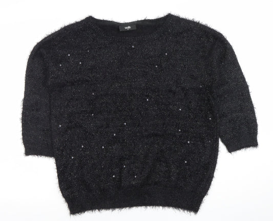 Womens UK Size 14 Wallis Black Pullover Jumper