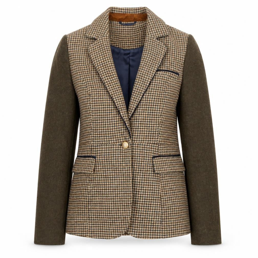 Womens UK Size 10 Palmer Regular Brown Blazer