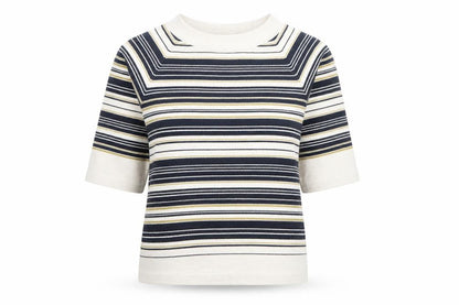 Womens UK Size 10 Thought Multicoloured Basic T-Shirt