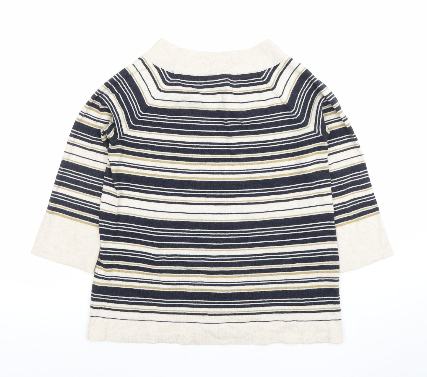 Womens UK Size 10 Thought Multicoloured Basic T-Shirt