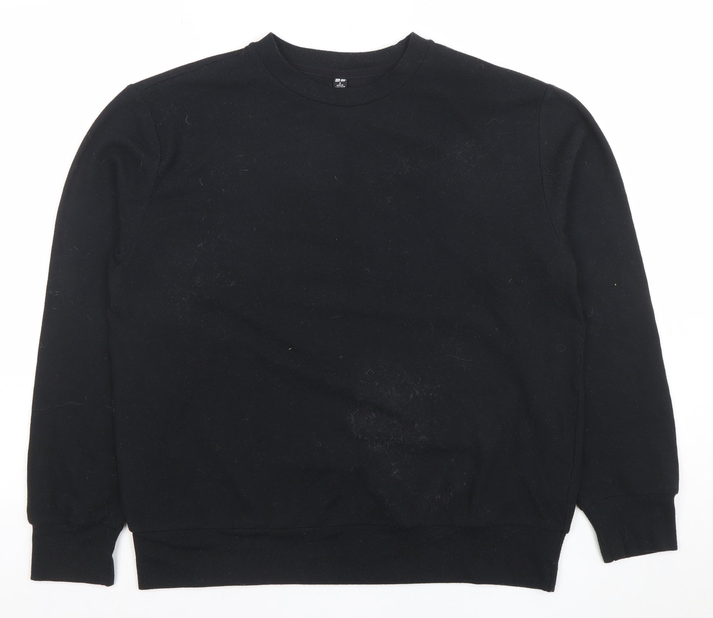 Womens UK Size S Uniqlo Black Basic T-Shirt