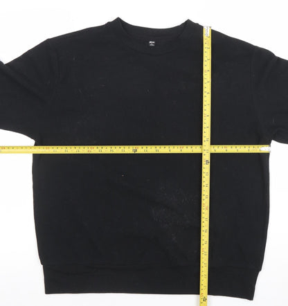 Womens UK Size S Uniqlo Black Basic T-Shirt