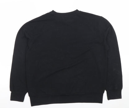 Womens UK Size S Uniqlo Black Basic T-Shirt