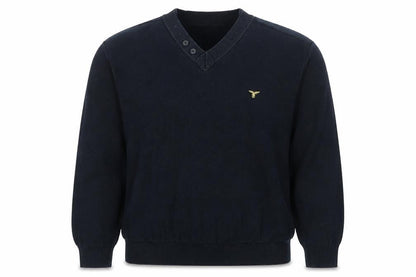 Mens UK Size L Le Breve Black Pullover Jumper