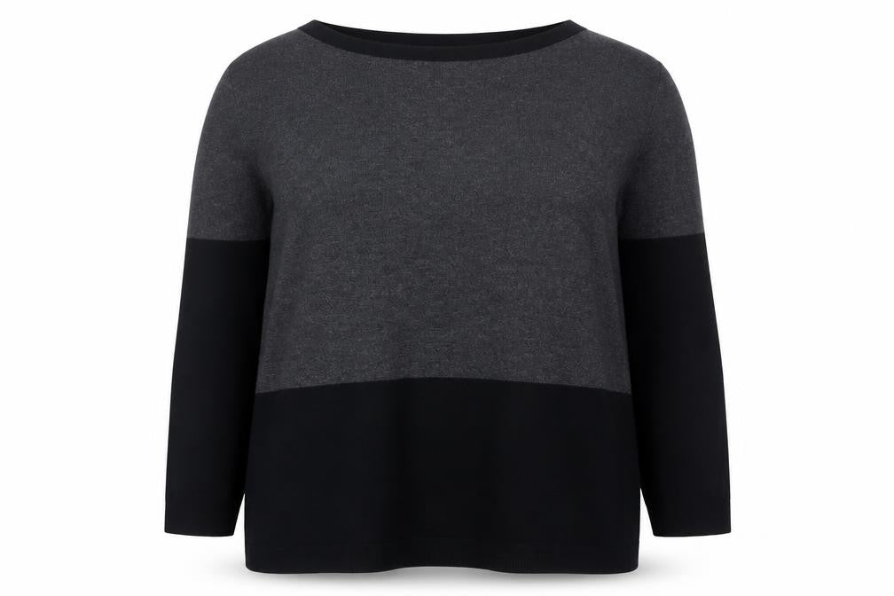 Womens UK Size 14 Papaya Grey Basic Blouse