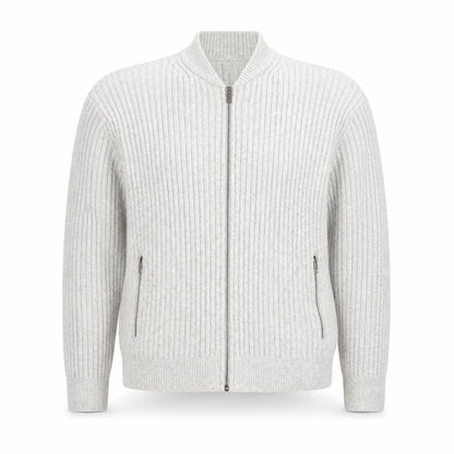 Mens UK Size M Marks and Spencer Grey Full Zip Jumper