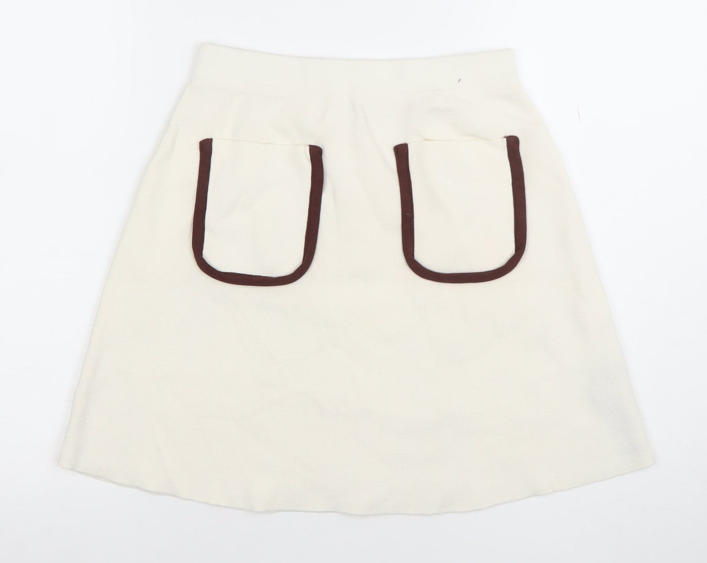 Womens UK Size M Zara A-Line Knit Skirt