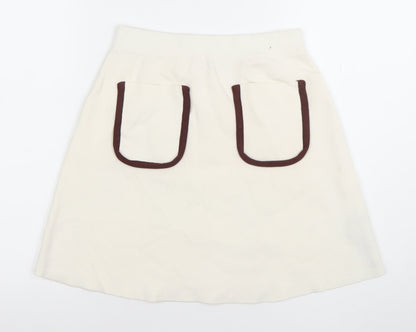 Womens UK Size M Zara A-Line Knit Skirt