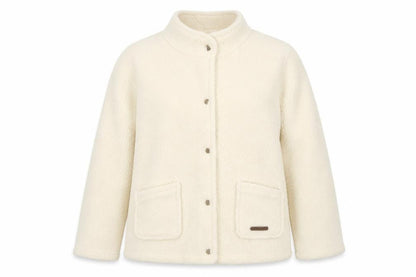 Womens UK Size M Nathalie Andersen Ivory Basic Jacket