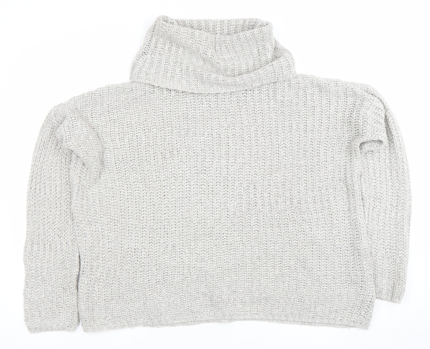 Womens UK Size 12 Onfire Grey Pullover Jumper